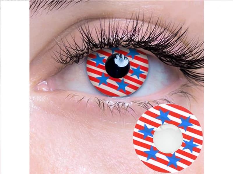 09.188 Patriot Contact Lenses