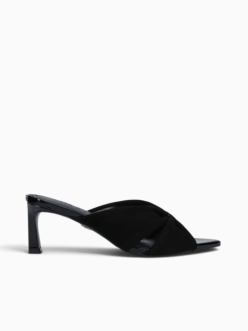Jory Preto Kid Suede Verniz