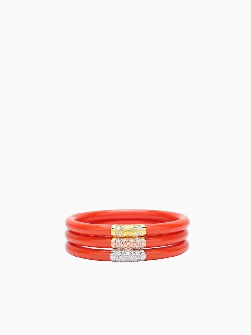 Three Kings All Weather Bangles (AWB) - Coral