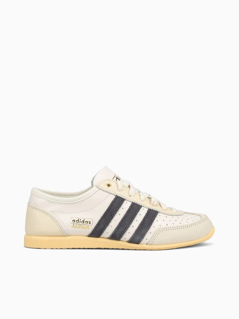 Japan Decon W Cream White Black leather