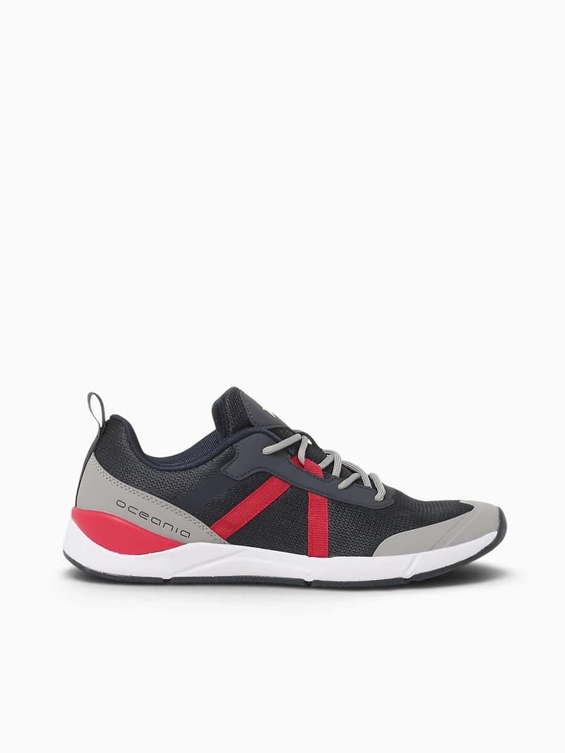 Cala Navy Grey Red mesh