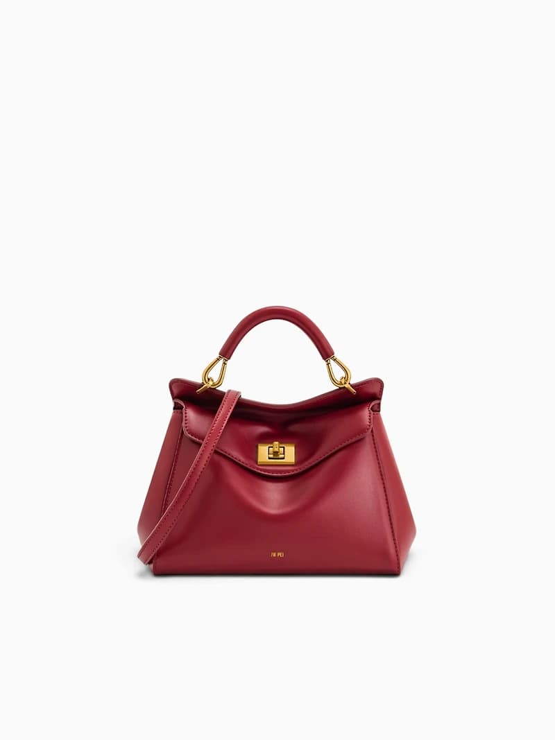 Lucia Top Handle Claret